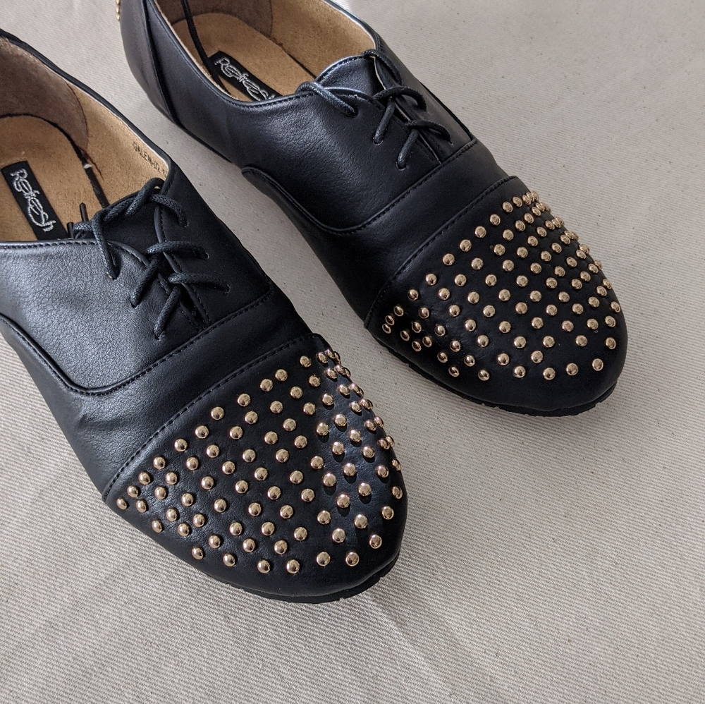 Black Stud Oxford shoe Gulen - Picture 4 of 4